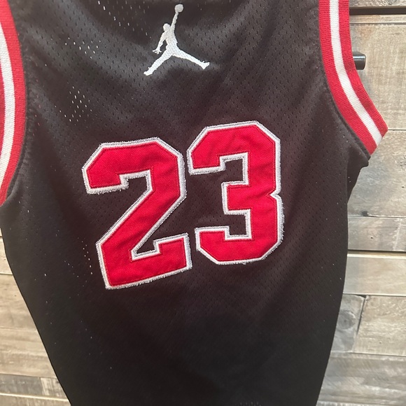 Jordan Black and Red Kids Jersey - Picture 3 of 3